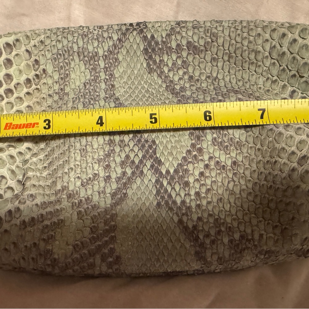 Satchel Mint Chocolate Chip Python Teddy Wrislet … - image 3